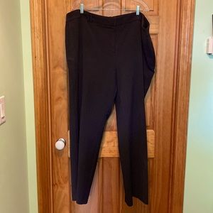 Black 24W dress slacks
